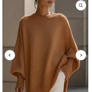 Oversized Pancho Sweater